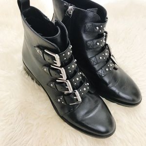 halogen lily buckle bootie